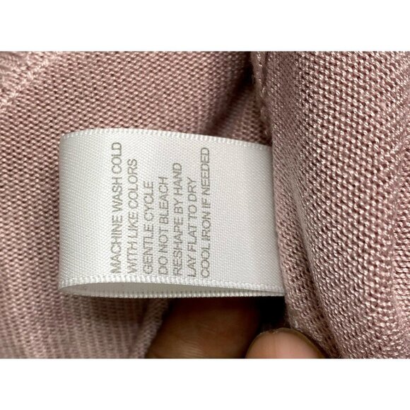 Stitchdrop Womens Pullover Tunic‎ Hoodie Pink Long Sleeve Drawstring L New - Picture 6 of 7